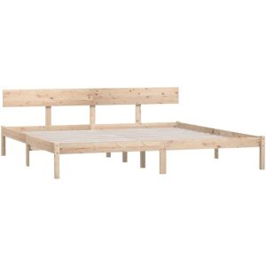 Bed Frame without Mattress Solid Wood Super King Vidaxl Bed Frame without Mattress Solid Wood Super King Vidaxl