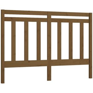 JINLEFU Bed Headboard Honey Brown 141x4x100 cm Solid Wood Pine vidaXL JINLEFU Bed Headboard Honey Brown 141x4x100 cm Solid Wood Pine vidaXL