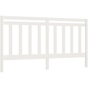 JINLEFU Bed Headboard White 206x4x100 cm Solid Wood Pine vidaXL JINLEFU Bed Headboard White 206x4x100 cm Solid Wood Pine vidaXL