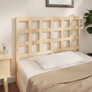JINLEFU Bed Headboard 125.5x4x100 cm Solid Wood Pine vidaXL JINLEFU Bed Headboard 125.5x4x100 cm Solid Wood Pine vidaXL