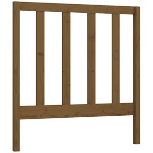 JINLEFU Bed Headboard Honey Brown 106x4x100 cm Solid Wood Pine vidaXL JINLEFU Bed Headboard Honey Brown 106x4x100 cm Solid Wood Pine vidaXL