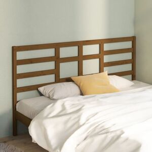 JINLEFU Bed Headboard Honey Brown 186x4x104 cm Solid Wood Pine vidaXL JINLEFU Bed Headboard Honey Brown 186x4x104 cm Solid Wood Pine vidaXL