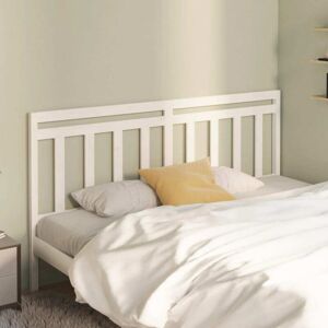 JINLEFU Bed Headboard White 206x4x100 cm Solid Wood Pine vidaXL JINLEFU Bed Headboard White 206x4x100 cm Solid Wood Pine vidaXL