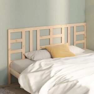 vidaXL Brown Solid Pine Wood Bed Headboard 206x4x100 cm - Headboard vidaXL Brown Solid Pine Wood Bed Headboard 206x4x100 cm - Headboard