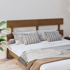 JINLEFU Bed Headboard Honey Brown 204x3x81 cm Solid Wood Pine vidaXL JINLEFU Bed Headboard Honey Brown 204x3x81 cm Solid Wood Pine vidaXL