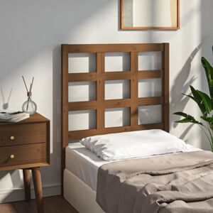 JINLEFU Bed Headboard Honey Brown 80.5x4x100 cm Solid Wood Pine vidaXL JINLEFU Bed Headboard Honey Brown 80.5x4x100 cm Solid Wood Pine vidaXL