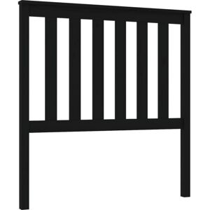 JINLEFU Bed Headboard Black 96x6x101 cm Solid Wood Pine vidaXL JINLEFU Bed Headboard Black 96x6x101 cm Solid Wood Pine vidaXL
