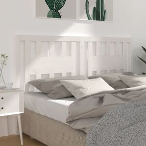 JINLEFU Headboard White 126x4x100 cm Solid Wood Pine vidaXL JINLEFU Headboard White 126x4x100 cm Solid Wood Pine vidaXL