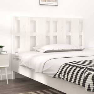 JINLEFU Bed Headboard White 125.5x4x100 cm Solid Wood Pine vidaXL JINLEFU Bed Headboard White 125.5x4x100 cm Solid Wood Pine vidaXL