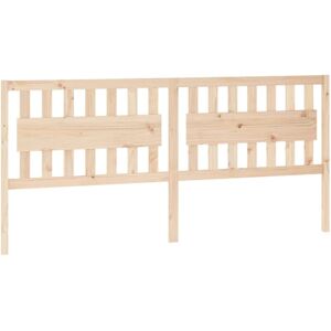 JINLEFU Bed Headboard 205.5x4x100 cm Solid Wood Pine vidaXL JINLEFU Bed Headboard 205.5x4x100 cm Solid Wood Pine vidaXL