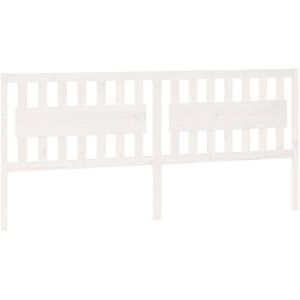 JINLEFU Bed Headboard White 205.5x4x100 cm Solid Wood Pine vidaXL JINLEFU Bed Headboard White 205.5x4x100 cm Solid Wood Pine vidaXL