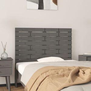 JINLEFU Wall Headboard Grey 96x3x63 cm Solid Wood Pine vidaXL JINLEFU Wall Headboard Grey 96x3x63 cm Solid Wood Pine vidaXL