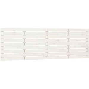 JINLEFU Wall Headboard White 166x3x63 cm Solid Wood Pine vidaXL JINLEFU Wall Headboard White 166x3x63 cm Solid Wood Pine vidaXL