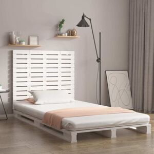 JINLEFU Wall Headboard White 106x3x91.5 cm Solid Wood Pine vidaXL JINLEFU Wall Headboard White 106x3x91.5 cm Solid Wood Pine vidaXL