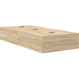 Bed Frame Sonoma oak 200 x 90 x 31.5 cm Engineered wood Vidaxl Bed Frame Sonoma oak 200 x 90 x 31.5 cm Engineered wood Vidaxl