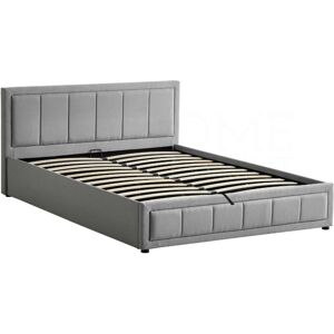 Home Discount - Vanita 5ft King Size Modern Fabric Ottoman Bed Frame, 150 x 200 cm, Light-Grey Home Discount - Vanita 5ft King Size Modern Fabric Ottoman Bed Frame, 150 x 200 cm, Light-Grey