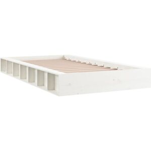 Bed Frame without Mattress White 90x200 cm Solid Wood vidaXL Bed Frame without Mattress White 90x200 cm Solid Wood vidaXL