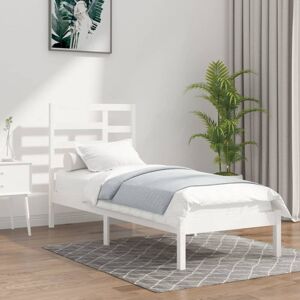 Bed Frame without Mattress White Solid Wood 90x200 cm Vidaxl Bed Frame without Mattress White Solid Wood 90x200 cm Vidaxl
