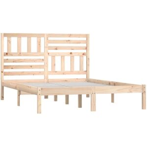 Bed Frame without Mattress Solid Wood Pine 140x200 cm Vidaxl Bed Frame without Mattress Solid Wood Pine 140x200 cm Vidaxl