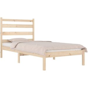 vidaXL Bed Frame Solid Wood Pine - 100x200 cm vidaXL Bed Frame Solid Wood Pine - 100x200 cm