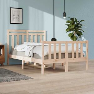 Bed Frame without Mattress 120x190 cm Small Double Solid Wood Vidaxl Bed Frame without Mattress 120x190 cm Small Double Solid Wood Vidaxl