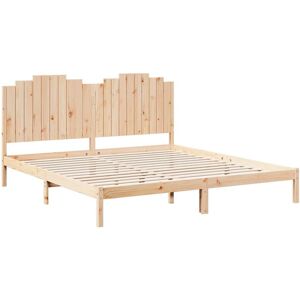 Vidaxl - Extra Long Bed Frame without Mattress 180x210 cm Solid Wood Vidaxl - Extra Long Bed Frame without Mattress 180x210 cm Solid Wood
