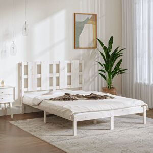 Bed Frame without Mattress White 140x200 cm Solid Wood Pine Vidaxl Bed Frame without Mattress White 140x200 cm Solid Wood Pine Vidaxl