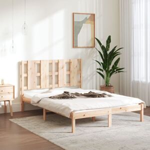 Bed Frame without Mattress 120x200 cm Solid Wood Pine vidaXL Bed Frame without Mattress 120x200 cm Solid Wood Pine vidaXL