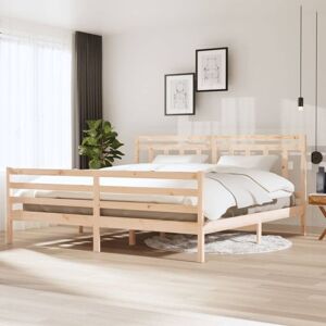 Vidaxl - 3100674 Bed Frame without Mattress Solid Wood 200x200 cm (810450+814114) Vidaxl - 3100674 Bed Frame without Mattress Solid Wood 200x200 cm (810450+814114)