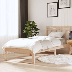 Vidaxl - 3100579 Bed Frame without Mattress Solid Wood 100x200 cm (810007+814079) Vidaxl - 3100579 Bed Frame without Mattress Solid Wood 100x200 cm (810007+814079)