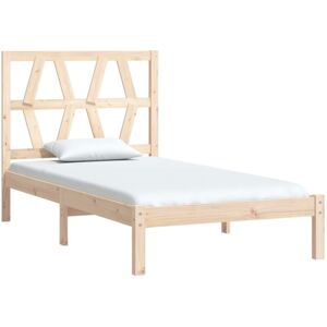 3103983 Bed Frame without Mattress Solid Wood 90x200 cm (810002+818600) vidaXL 3103983 Bed Frame without Mattress Solid Wood 90x200 cm (810002+818600) vidaXL