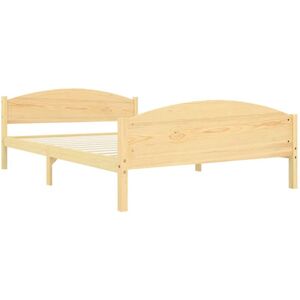 Bed Frame without Mattress Solid Pine Wood 160x200cm Vidaxl Bed Frame without Mattress Solid Pine Wood 160x200cm Vidaxl