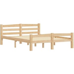 Bed Frame without Mattress Solid Pinewood 120x200 cm Vidaxl Bed Frame without Mattress Solid Pinewood 120x200 cm Vidaxl