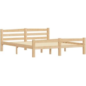 Bed Frame without Mattress Solid Pinewood 160x200 cm Vidaxl Bed Frame without Mattress Solid Pinewood 160x200 cm Vidaxl