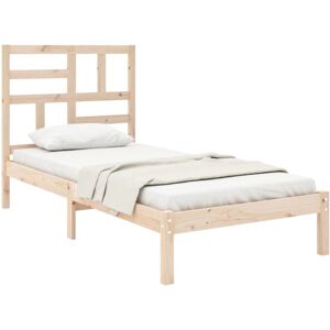 Bed Frame without Mattress Solid Wood 100x200 cm Vidaxl Bed Frame without Mattress Solid Wood 100x200 cm Vidaxl