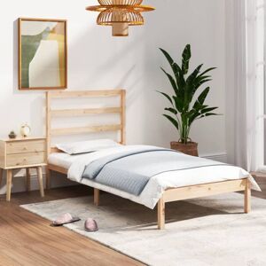 Bed Frame without Mattress 90x190 cm Single Solid Wood vidaXL Bed Frame without Mattress 90x190 cm Single Solid Wood vidaXL