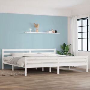 Bed Frame without Mattress White Solid Wood 180x200 cm Super King Vidaxl Bed Frame without Mattress White Solid Wood 180x200 cm Super King Vidaxl