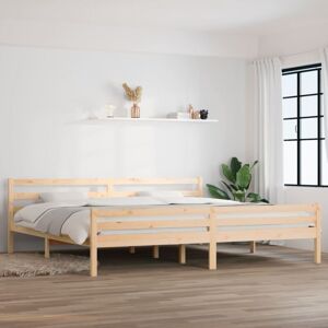 Bed Frame without Mattress Solid Wood 200x200 cm Vidaxl Bed Frame without Mattress Solid Wood 200x200 cm Vidaxl