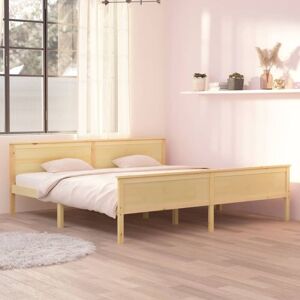 Bed Frame without Mattress Solid Wood Pine 200x200 cm Vidaxl Bed Frame without Mattress Solid Wood Pine 200x200 cm Vidaxl