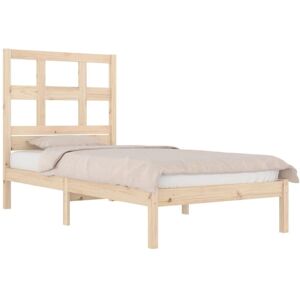Bed Frame without Mattress 90x200 cm Solid Wood Pine vidaXL Bed Frame without Mattress 90x200 cm Solid Wood Pine vidaXL