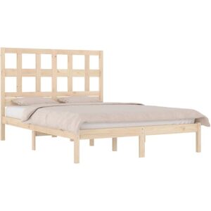 Bed Frame without Mattress 120x200 cm Solid Wood Pine vidaXL Bed Frame without Mattress 120x200 cm Solid Wood Pine vidaXL