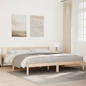 Extra Long Bed Frame without Mattress 180x210 cm Solid Wood Pine Vidaxl Extra Long Bed Frame without Mattress 180x210 cm Solid Wood Pine Vidaxl