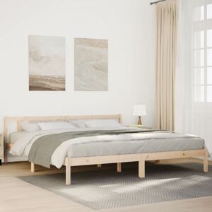 Extra Long Bed Frame without Mattress 200x220 cm Solid Wood Pine vidaXL Extra Long Bed Frame without Mattress 200x220 cm Solid Wood Pine vidaXL