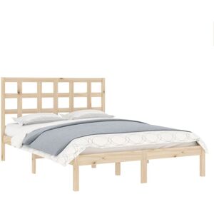 Bed Frame without Mattress 120x190 cm Small Double Solid Wood vidaXL Bed Frame without Mattress 120x190 cm Small Double Solid Wood vidaXL