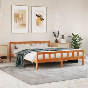 Bed Frame without Mattress Wax Brown 160x200 cm Solid Wood Pine Vidaxl Bed Frame without Mattress Wax Brown 160x200 cm Solid Wood Pine Vidaxl