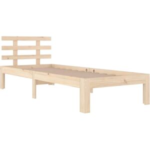 Bed Frame without Mattress Solid Wood 90x200 cm Vidaxl Bed Frame without Mattress Solid Wood 90x200 cm Vidaxl
