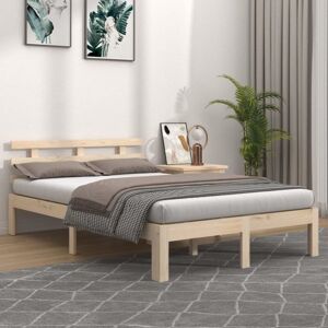 VidaXL Solid Wood Bed - 200x200 cm - Bed VidaXL Solid Wood Bed - 200x200 cm - Bed