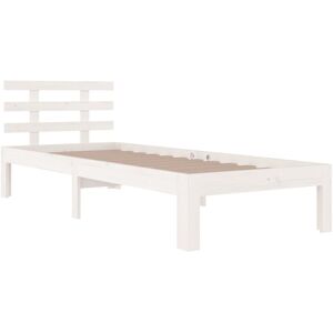Bed Frame without Mattress White 75x190cm Small Single Vidaxl Bed Frame without Mattress White 75x190cm Small Single Vidaxl