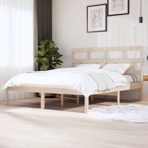 Vidaxl - 3101228 Bed Frame without Mattress Solid Wood 160x200 cm (810027+814204) Vidaxl - 3101228 Bed Frame without Mattress Solid Wood 160x200 cm (810027+814204)