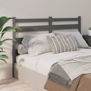 Bed Headboard Grey 126x4x100 cm Solid Wood Pine Vidaxl Bed Headboard Grey 126x4x100 cm Solid Wood Pine Vidaxl